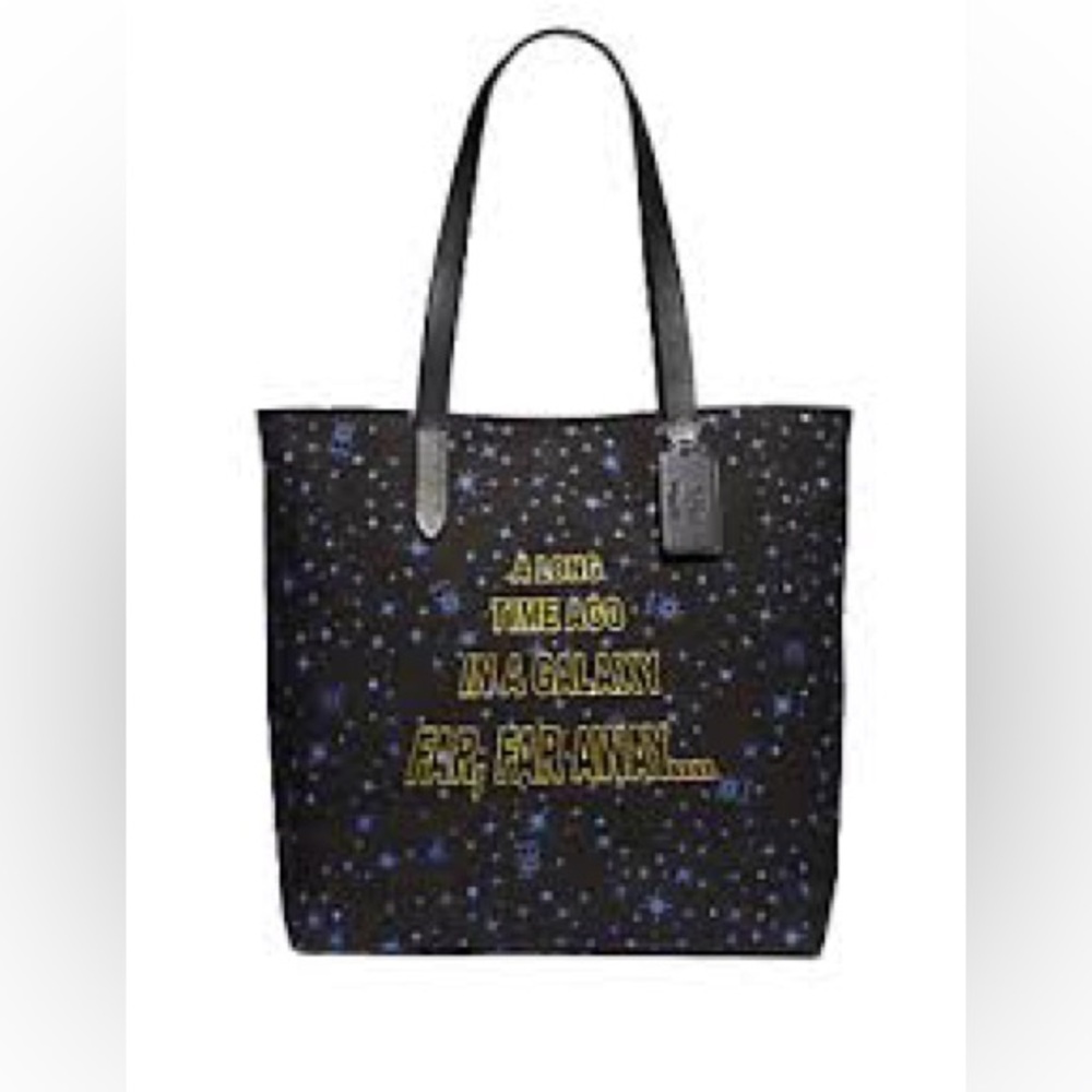 COACH X STAR WARS Tote Bag Handbag EUC